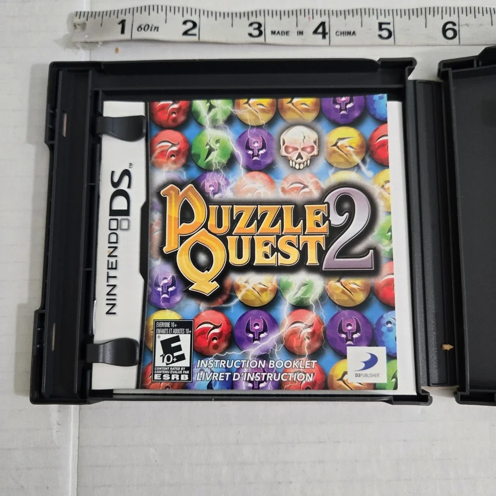 Puzzle Quest 2 Nintendo DS 2010 CIB Complete With Manual D3 Publisher RPG